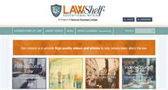 Desktop Screenshot of lawshelf.com